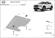 Acier plaque couvercle cache protection différentiel Nissan X-Trail (2021-2026)