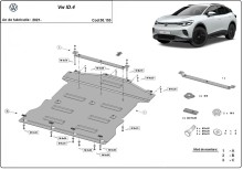 Acier plaque couvercle cache protection moteur Volkswagen ID (2021-2026)