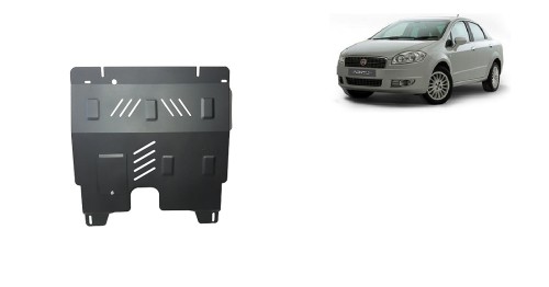 Stalowa Osłona pod silnik Fiat Linea (2007-2018)