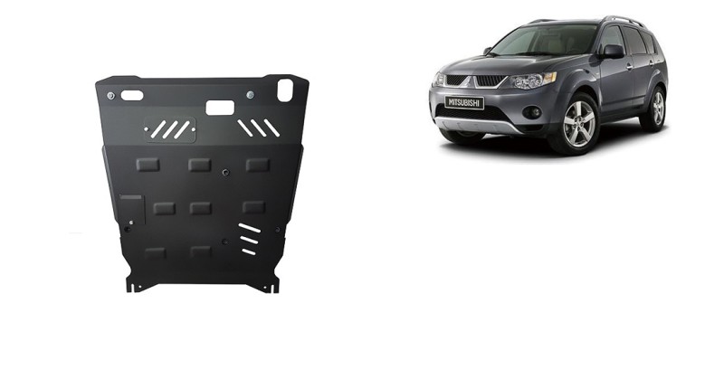 Acier plaque couvercle cache protection moteur Mitsubishi Outlander (2006-2012)