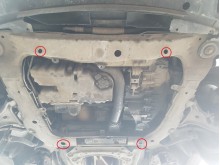 Acier plaque couvercle cache protection moteur Volvo XC90 (1997-2007)