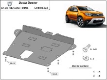 Acier plaque couvercle cache protection moteur Dacia Duster (2018-2024)