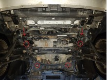 Stalowa Osłona pod silnik BMW X4 F26 (2014-2018)