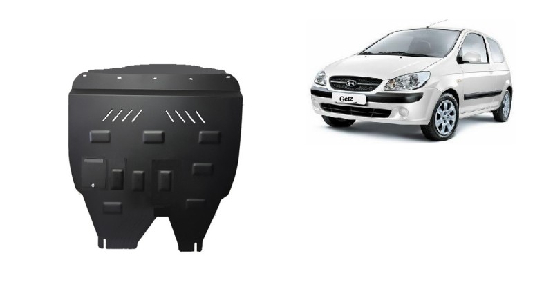 Acier plaque couvercle cache protection moteur Hyundai Getz (2006-2010)