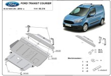 Acier plaque couvercle cache protection moteur Ford Transit Courier (2014-2023)