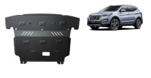 Acier plaque couvercle cache protection moteur Baic Beijing X3 (2012-2018)