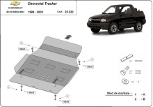 Acier plaque couvercle cache protection moteur Chevrolet Tracker (1999-2005)