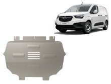 Aluminium plaque couvercle cache protection moteur Opel Vauxhall Combo (2018-2026)
