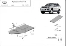 Stalowa Osłona skrzyni biegów Toyota Land Cruiser J120 - Aluminium (2002-2009)