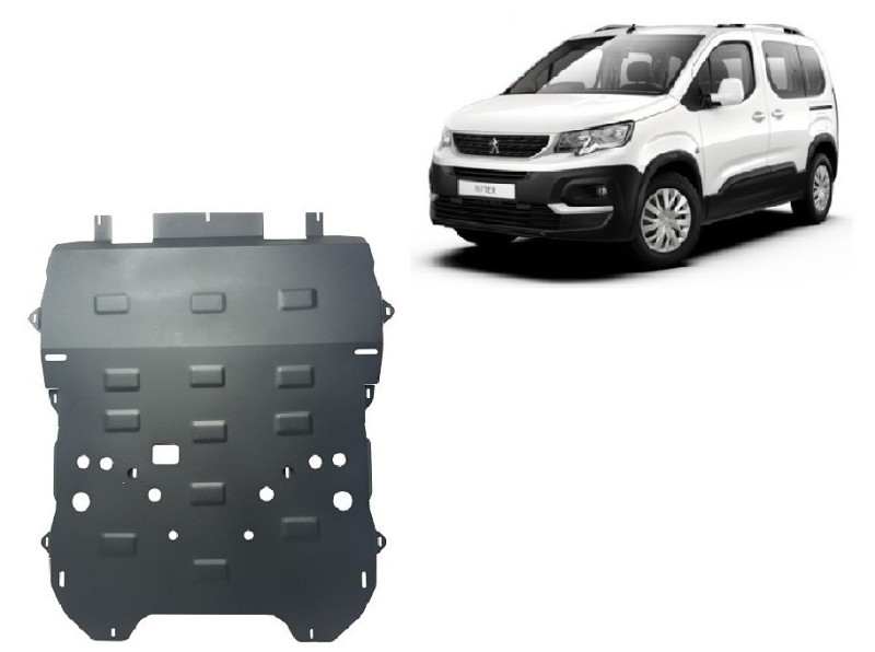 Stalowa Osłona pod silnik Peugeot Rifter (2018-2026)