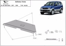 Acier plaque couvercle cache protection boîte de vitesses Daihatsu Terios (1997-2006)