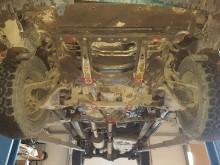 Stalowa Osłona skrzyni biegów oraz filtr cząstek stałych Toyota Hilux (2004-2015)