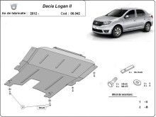Acier plaque couvercle cache protection moteur Dacia Logan 2 (2012-2020)