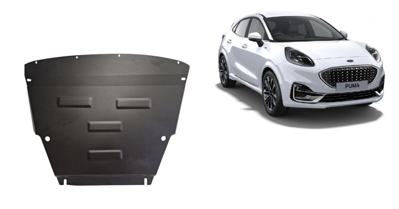 Acier plaque couvercle cache protection moteur Ford Puma (2019-2026)
