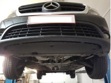 Acier plaque couvercle cache protection moteur Mercedes GLA X156 (2012-2021)