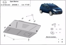 Acier plaque couvercle cache protection moteur Opel Vauxhall Meriva (2010-2017)