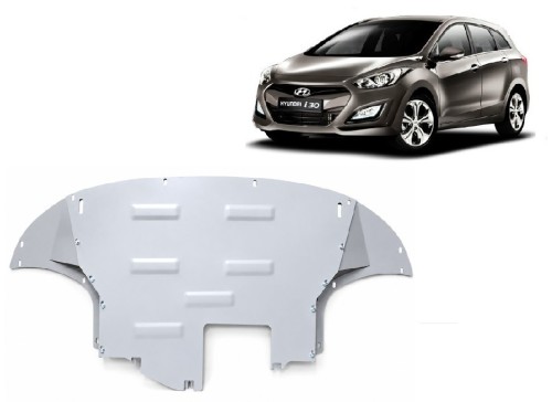 Aluminium Osłona pod silnik Hyundai i30 (2017-2026)