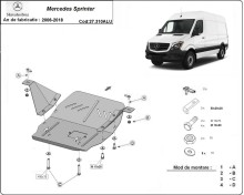 Aluminium Osłona pod silnik Mercedes Sprinter (2006-2018)