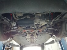 Acier plaque couvercle cache protection moteur Volkswagen Touareg (2016-2024)