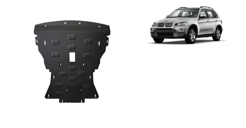 Acier plaque couvercle cache protection moteur BMW X5 (2007-2013)