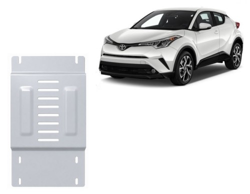 Aluminiowa osłona / blokada katalizatora do Toyota C-HR (2016-2023) Aluminiowa osłona / blokada katalizatora do Toyota C-HR (2016-2023)
