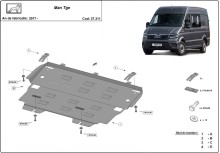 Acier plaque couvercle cache protection moteur Man Tge (2017-2026)