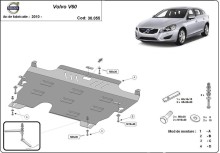 Acier plaque couvercle cache protection moteur Volvo V40 (2010-2018)