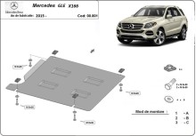 Acier plaque couvercle cache protection boîte de vitesses Mercedes GLE (2015-2019)
