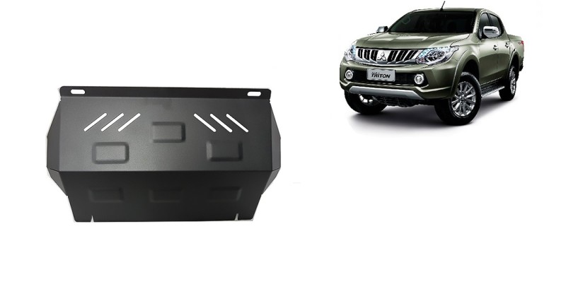 Acier plaque couvercle cache protection de radiateur Mitsubishi L200 (2015-2026)
