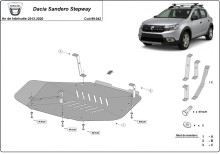 Stalowa Osłona zbiornika paliwa Dacia Sandero Stepway (2012-2020)