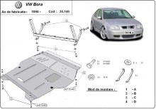 Acier plaque couvercle cache protection moteur VW Caddy Avec Webasto (1998-2006)