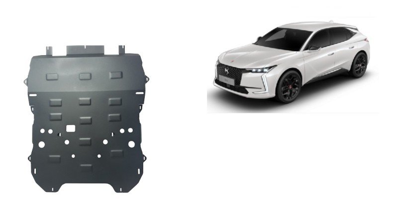 Acier plaque couvercle cache protection moteur Citroen DS4 II (2021-2026)