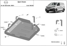 Stalowa Stalowa Osłona AdBlue Opel Vivaro C (2020-2026)