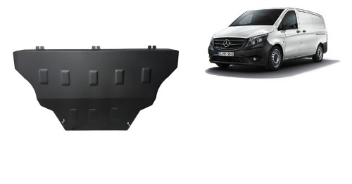 Stalowa Osłona pod silnik Mercedes V-Classe W447, 4x2, 1.6 D (2014-2026)