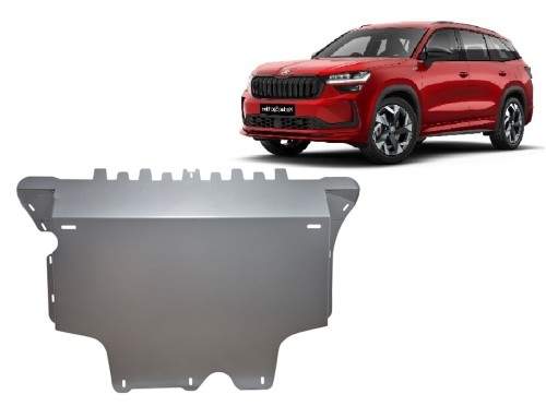 Aluminium Osłona pod silnik Skoda Kodiaq (2024-2026)