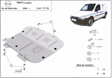 Acier plaque couvercle cache protection moteur Opel Corsa C (2000-2010)