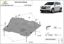 Acier plaque couvercle cache protection moteur Chevrolet Orlando (2011-2018)
