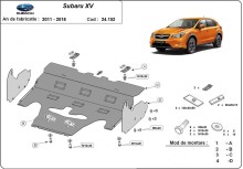 Acier plaque couvercle cache protection moteur Subaru XV (2011-2017)
