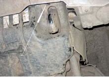 Acier plaque couvercle cache protection moteur Hyundai Tucson (2001-2007)