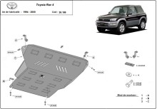 Acier plaque couvercle cache protection moteur Toyota RAV 4 (1994-2000)