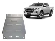 Acier plaque couvercle cache protection boîte de vitesses Isuzu D-Max (2019-2026)