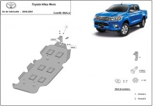 Aluminium - Osłona zbiornika paliwa Toyota Hilux Revo (2016-2021)