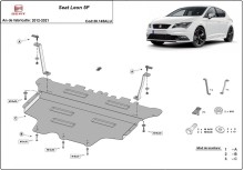 Aluminium Osłona pod silnik Seat Leon Mk3 5F (2012-2021)