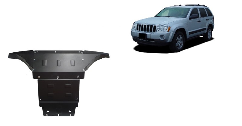 Acier plaque couvercle cache protection moteur Jeep Grand Cherokee (2004-2010)