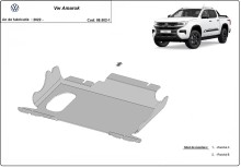 Acier plaque couvercle cache protection moteur Volkswagen Amarok (2022-2026)