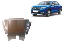 Aluminium plaque couvercle cache protection moteur Dacia Logan II (2012-2020)
