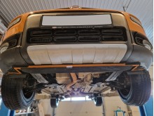 Acier plaque couvercle cache protection moteur Fiat Panda 4x4 (2011-2026)