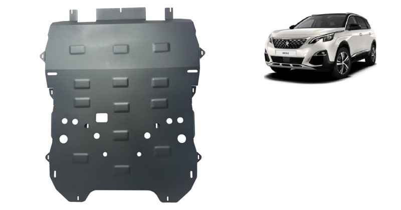 Acier plaque couvercle cache protection moteur Peugeot 607 (2017-2026)