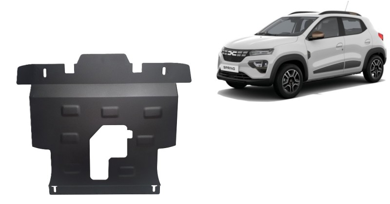 Acier plaque couvercle cache protection moteur Dacia Spring Extreme (2023-2026)