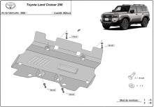 Aluminium Osłona chłodnicy Toyota Land Cruiser 250 (2024-2026)